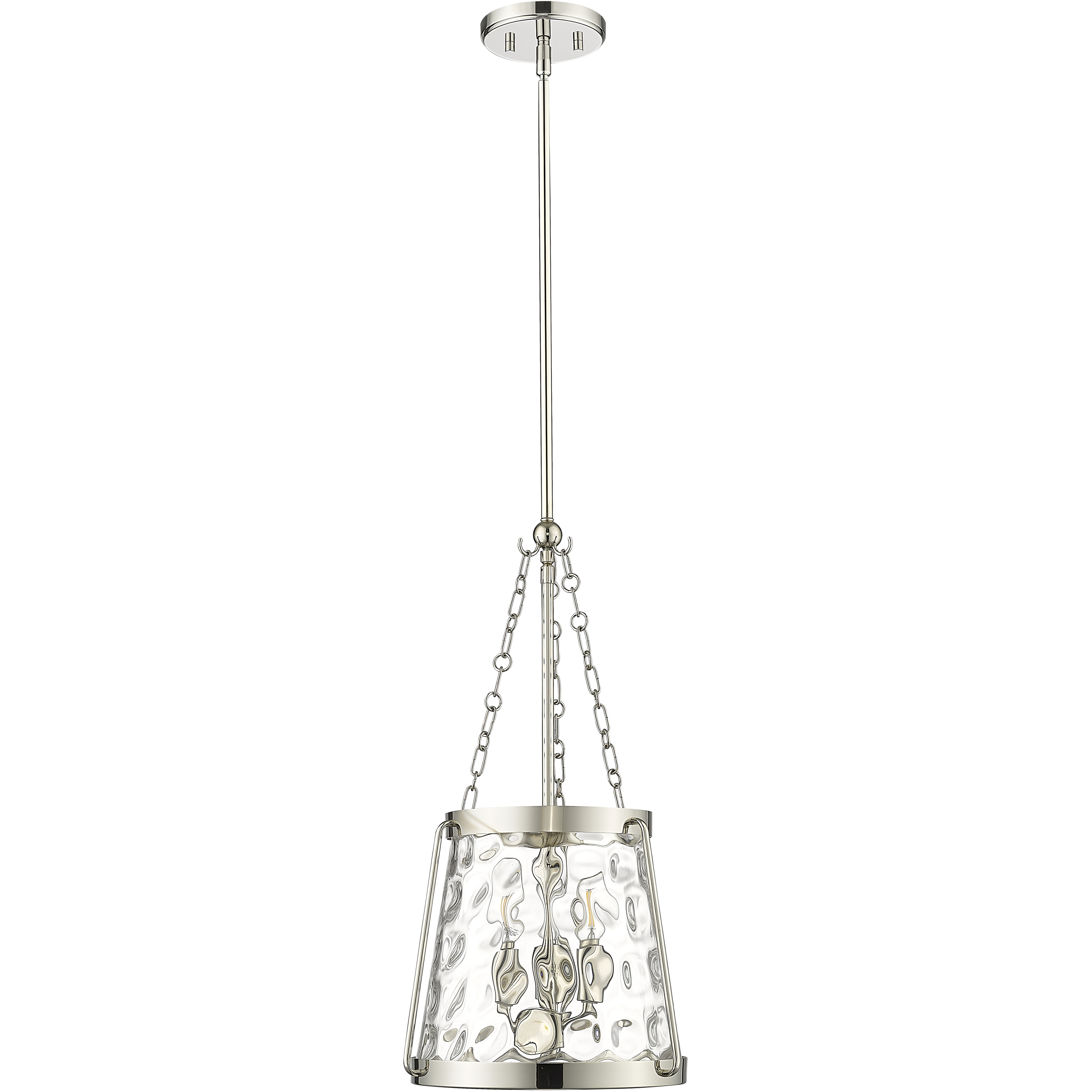 Adabella 3 Light 11.75 inch Polished Nickel Pendant Ceiling Light